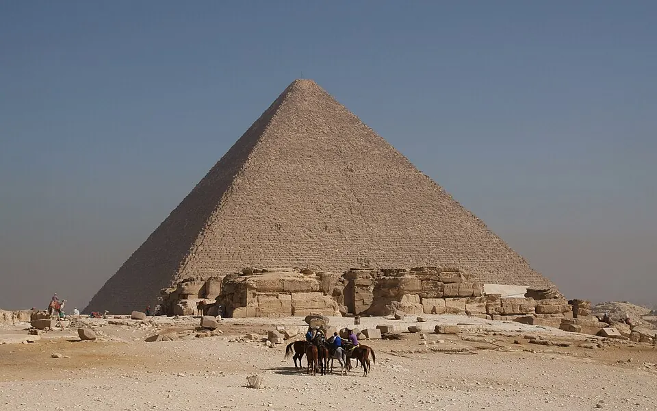 Pyramid of Khufu, at Giza.
