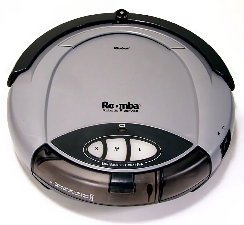 A first-generation Roomba.