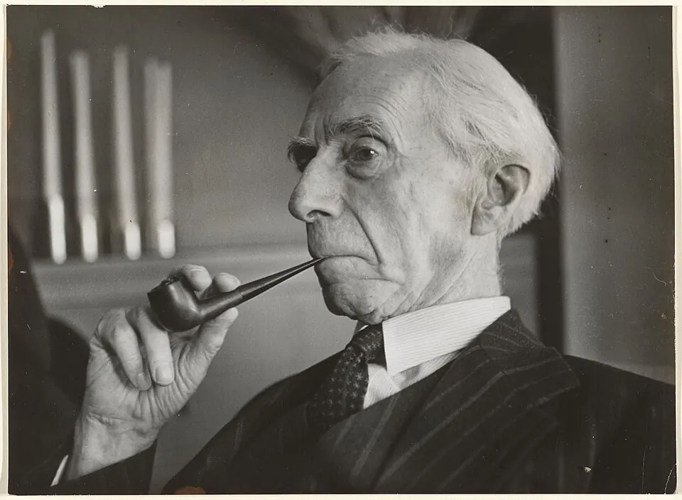 Bertrand Russell in 1950.