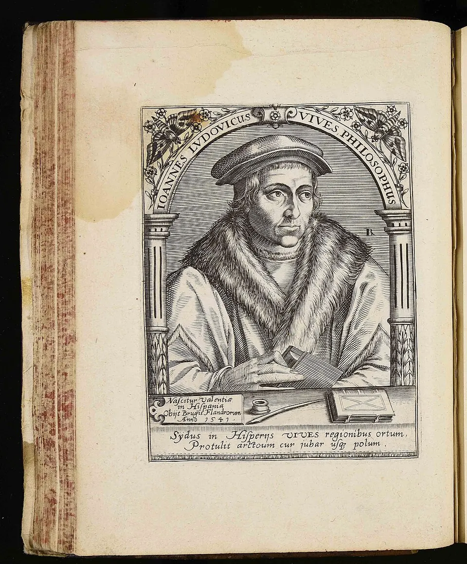 Juan Luis Vives, engraving from 1627.